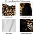 thumbnail image 4 of luoweisi Men's Beach Shorts Quick Dry Swim Trunks with Mesh Lining Leopard XL, 4 of 5