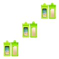 thumbnail image 3 of bedienty PVC Phone Waterproof Bag 3-layer Sealed Universal Solid Screen Replacement Drifting Beach Pouch Accessories Green 3Set, 3 of 6