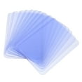 thumbnail image 1 of Raindrops 50Pcs Game Cards Covers Blue PVC Protective Sleeves with Double-Sided Transparent Design, 1 of 8