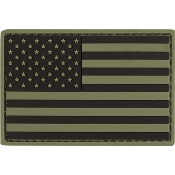 USA Flag Patch - OD Green