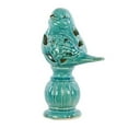 thumbnail image 2 of Captivating Large Ceramic Bird On Pedestal, 2 of 2