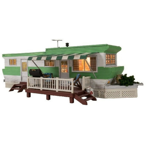 Woodland Scenics HO Scale Built-Up Building/Structure Grillin & Chillin Trailer