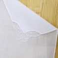 thumbnail image 6 of White Lace Kerchief Big Bandannas for Summer Square Lace Headscarf Decorative Handkerchief Women Multiuse Accessories, 6 of 6