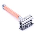 thumbnail image 2 of PARKER 29L ROSE GOLD LONG HANDLE BUTTERFLY OPEN SAFETY RAZOR & 5 BLADES, 2 of 3