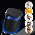 thumbnail image 1 of Amzcrzy Storage and Organization Vehicle Ashtray Automotive Supplies Personality Led with Cover In The Car Car-Use Ashtray Car Ashtray Home Storage Organization and Storage Storage Container, 1 of 5