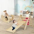 thumbnail image 4 of Gymax 7-in-1 Indoor Climbing Toys for Toddlers w/ Reversible Ramp Sea Lion Rocker, 4 of 10