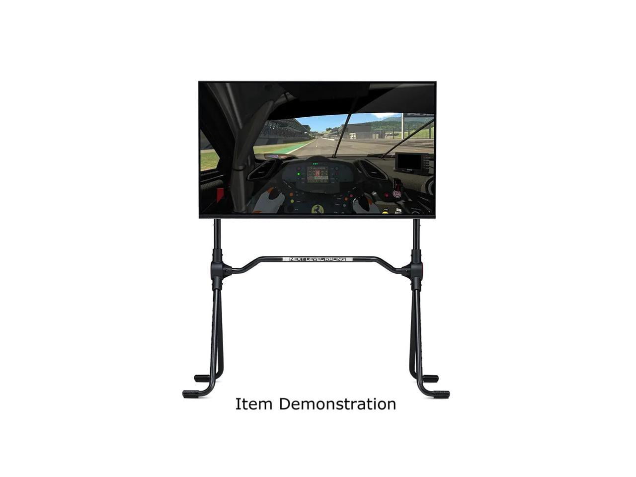 Next Level Racing Lite Free-Standing Monitor Stand – Holds Up To 55” Screens, Adjustable