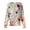 #01Purple, variant on Women Printed Scrub Jacket Long Sleeve Snap Front Round Neck Yellow Blossom Branch Print Nursing Cardigan Jacket Two Side Pockets Cotton Blend Medical Scrub Warm Up Jacket