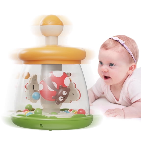 Infant Toys, Press to Spin Baby Toys, Fine Motor Skills Development, Learning Toys for Toddlers 1-3