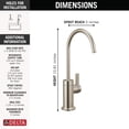 thumbnail image 3 of Delta - Water Dispenser Faucet, 3 of 7