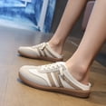 thumbnail image 5 of CHICVOMEY Women's Vintage Mules - Platform Slip-On Mules with Comfortable Sole - Retro Casual Walking Shoes for Campus Daily, 5 of 8