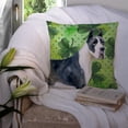 thumbnail image 3 of Carolines Treasures BB9817PW1414 Harlequin Great Dane St Patricks Fabric Decorative Pillow  14Hx14W multicolor, 3 of 4