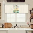 thumbnail image 6 of Ice Cream Hello Summer Kitchen Curtain Valance 54W x 18H Rod Pocket Truck Colorful Cool Seasonal Window Treatment for Living Room Bedroom Bathroom Laundry, 6 of 6