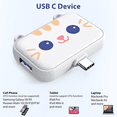 thumbnail image 4 of Usb C Hub, 3 Port Usb Hub With 1 Usb 3.0 And 2 Usb 2.0, Laptop Adapter, Apple Macbook Pro/air, Imac, Ipad Pro, Ipad Mini 6, Surface Pro And Other Type, 4 of 5