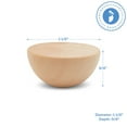 thumbnail image 2 of Wooden Split Balls 1-1/2 inch, Pack of 100 Wood Half Balls for Crafting and DIY Décor, by Woodpeckers, 2 of 7