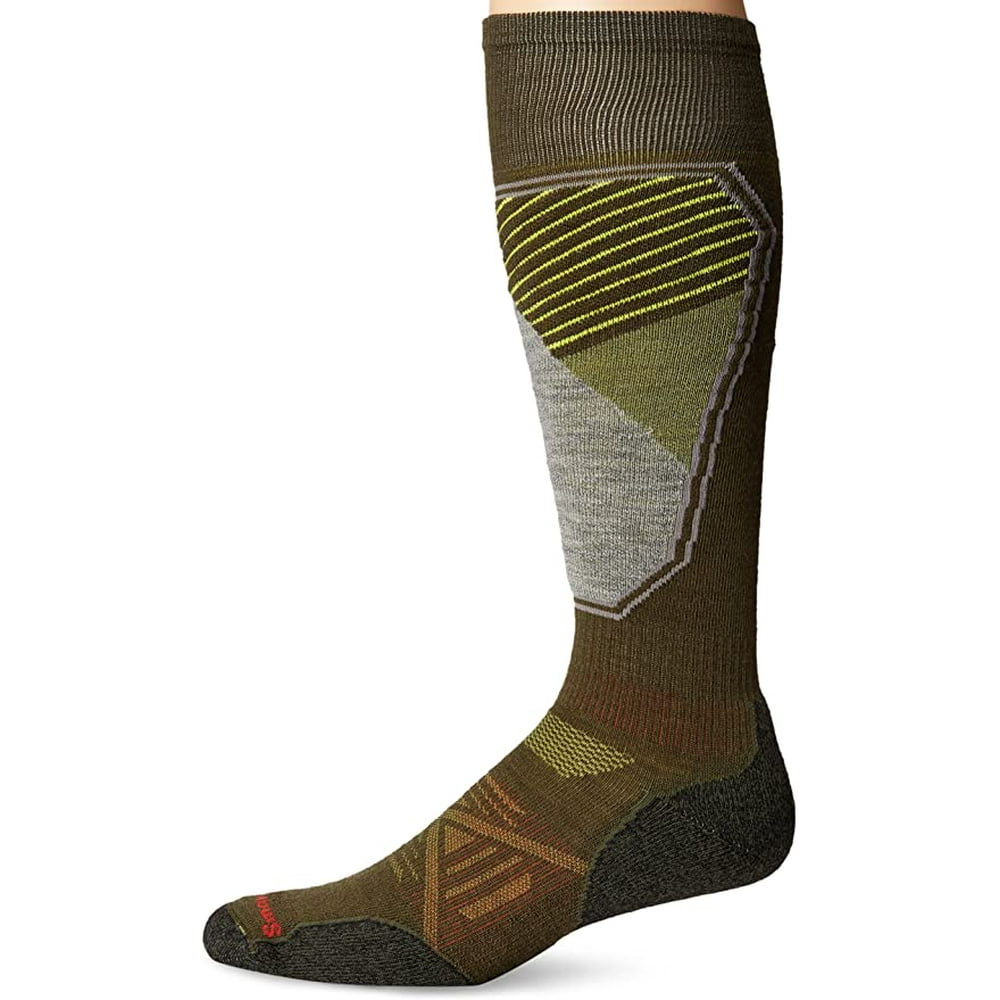 Smartwool Smartwool Men's PhD Ski Light Pattern Socks, Loden, XLarge