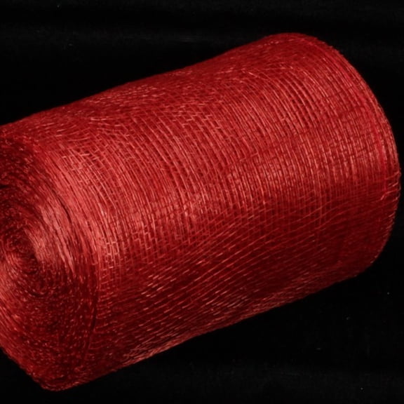 The Ribbon People Red Sinamay Abaca Fiber Craft Ribbon 5" x 32 Yards