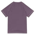 thumbnail image 6 of FORMRS Boys Rash Guard Short Sleeves Swim Shirt Quick Dry UPF 50+ Sun Protection, Sizes 3-12T, White Vibrant Flowers, 6 of 6