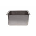 thumbnail image 2 of Premier Copper Products Brec16en Premier Nickel 14" Single Undermount / Drop-In - Nickel, 2 of 3