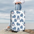 thumbnail image 5 of Cauagu Cute Hippos Print Travel Luggage Cover,Travel Dust-proof Suitcase Cover Softside Suitcase Protector for 18-32inch,Not Included Suitcase, 5 of 8