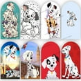 thumbnail image 2 of 101 Dalmatians 7.2FT Arch Backdrop Cover 101 Dalmatians Birthday Party Round Top Backdrop Stand Cover for Birthday Party Ceremony Banquet Decoration, 2 of 5