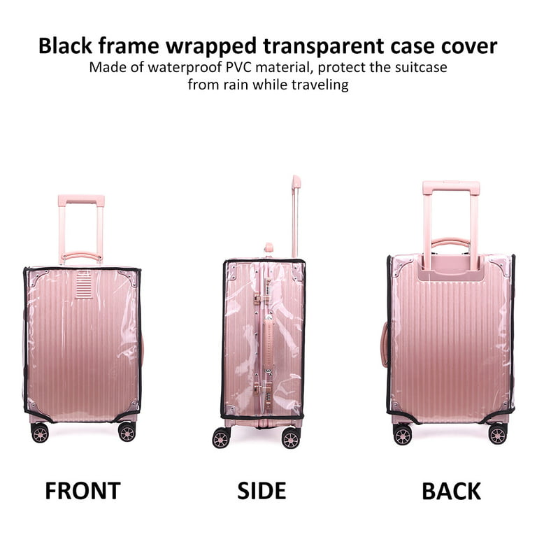 Fifteen Branches Luggage Covers for Suitcase TSA Approved | Handle openings on L&R | Premium Clear Suitcase Covers for Luggage TSA Approved | Luggage Protector