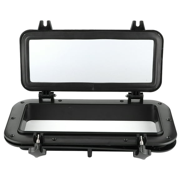 Boat Accessory,4mm Opening Portlight Rectangular Boat Porthole Tempered Glass Porthole Reliable and Durable