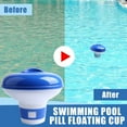 thumbnail image 3 of 2 Pack Floating Chlorine Dispenser for Pools, Mini Chemical Floater Dispenser for Chlorine Tablets, Adjustable Flow Vents for Pool, Spa, Hot Tub, and Fountain, 3 of 8