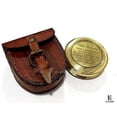 thumbnail image 1 of NauticalMart Happy Graduation Quote Engraved Brass Compass with Case, 1 of 5