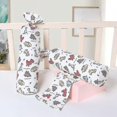 thumbnail image 4 of Almohada cómoda de algodón para bebé, cojín de apoyo para el respaldo para dormir de lado para recién nacido, almohada de protección para dormir con rollo de cuello anticaída para niños pequeños, 4 of 4