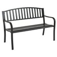 thumbnail image 3 of Aimee Lii 50 Inch Patio Garden Bench Loveseats for Outdoor, Outdoor Patio Furniture, 3 of 9
