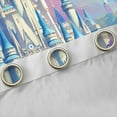 thumbnail image 5 of Feelyou 3D Western Castle Black Out Curtains for Kids, Dreamy Stars Galaxy Curtains Pack of 2 (42x63 Each), Kawaii Princess Bedroom Curtains, Black Out Curtains Decor, 5 of 7