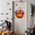 thumbnail image 4 of OVINYER Pumpkin Doorplate Decorations Eye Catching Fun Pumpkin Doorplate Decorations Eye Catching Hanging Farmhouse Doorplate For Hallowmas Party, 4 of 7