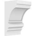 thumbnail image 1 of Ekena Millwork CORP07X06X12DIA Standard Diane Architecture Grade PVC Corbel - 12 x 7 x 6 Po., 1 of 1