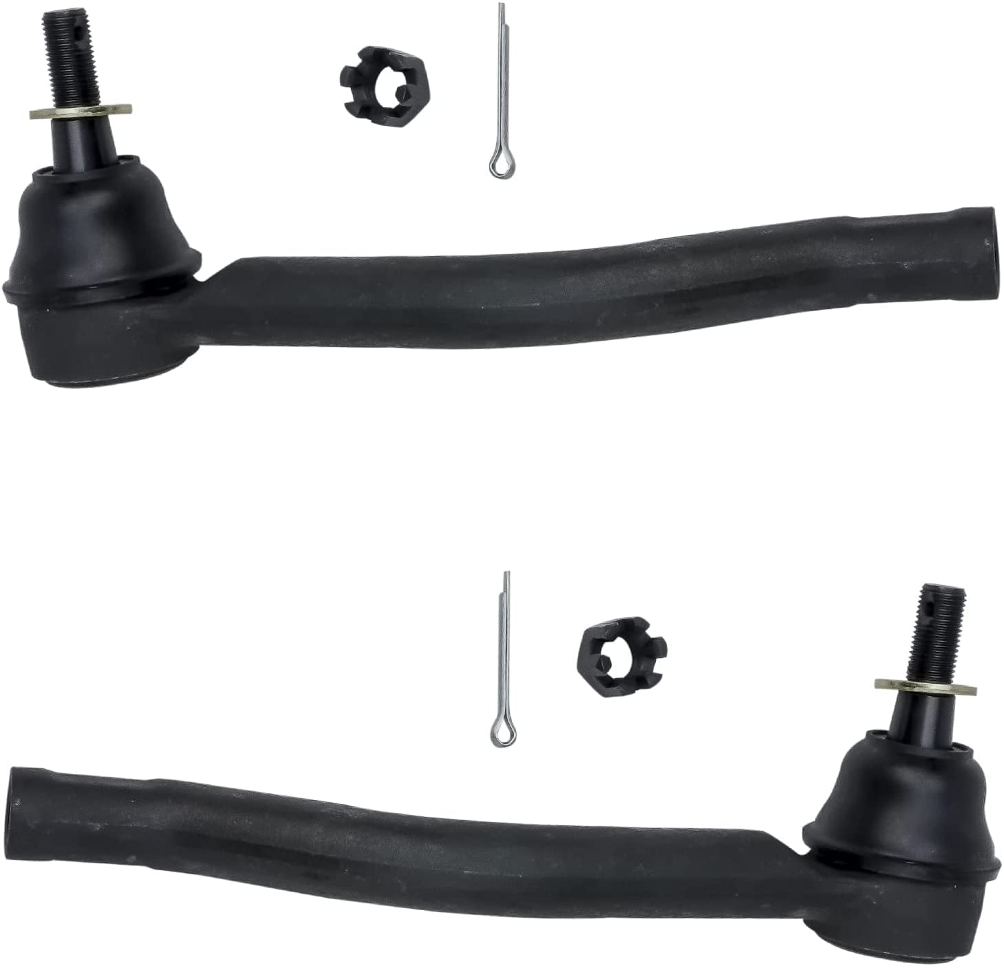 Detroit Axle - Front Lower Control Arms w/Ball Joints Sway Bar Links Outer Tie Rods Replacement for 2009-2014 Nissan Murano - 6pc Set