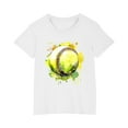 thumbnail image 2 of Odeerbi Kids Boys Girls Halloween T-shirt Kids Kids Halloween Print Shirt Fashion Cute Round Neck Short Sleeve Cotton Top Kids Clothes White, 2 of 5