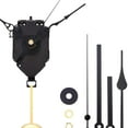 thumbnail image 5 of yuksok Pendulum Clock Movement Mechanism Kits Replacement Long Shaft Pendulum Clock DIY 3 Set Hands, 5 of 5