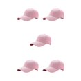 thumbnail image 1 of kurtrusly Sun Protection Baseball Cap Universal Size For Outdoor Adventures Universal Baseball Cap Polyester Outdoors Sun Cap pink 5Set, 1 of 6