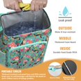 thumbnail image 2 of Travel Cooler Bag - German Shepherd Dog and Flower Camping Beer Cooler Backpack with Bottle Opener- Waterproof Insulated Picnic Backpacks - Cooler Bag for Beach, 2 of 6