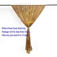 thumbnail image 2 of LQIAO Gold Sequin Backdrop Background 8FTx8FT,Sequin Curtain Backdrop Photo Booth Wedding Props Glitter Party, 2 of 5