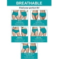 thumbnail image 5 of Fruit of the Loom Women's Underwear Breathable Panties (Regular & Plus Size), Bikini-Seamless Mesh-3 Pack, 9, 5 of 6