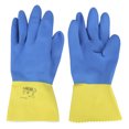 thumbnail image 2 of Protección de las manos en el trabajo, guantes de látex antiquímicos, guantes resistentes a productos químicos, guantes resistentes a los ácidos, rendimiento finamente ajustado, 2 of 8