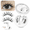 RC105, variant on Wrongduck Reusable Magnetic Lash Kit with Precision Applicator, No Glue Required Soft Lightweight Magnetic Eyelashes, Natural Spiky Lash Accent for Daily and Party Styling
