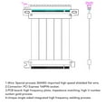 thumbnail image 3 of PCI Express Riser Card, Gold Sinking Process PCI Express4.0 Extension Cable 90 Degree Support X4 X1  For PC, 3 of 8