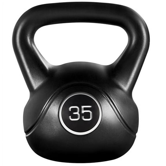 SmileMart Kettlebell HDPE Coated for Home Gym Fitness Workout, Various Weights