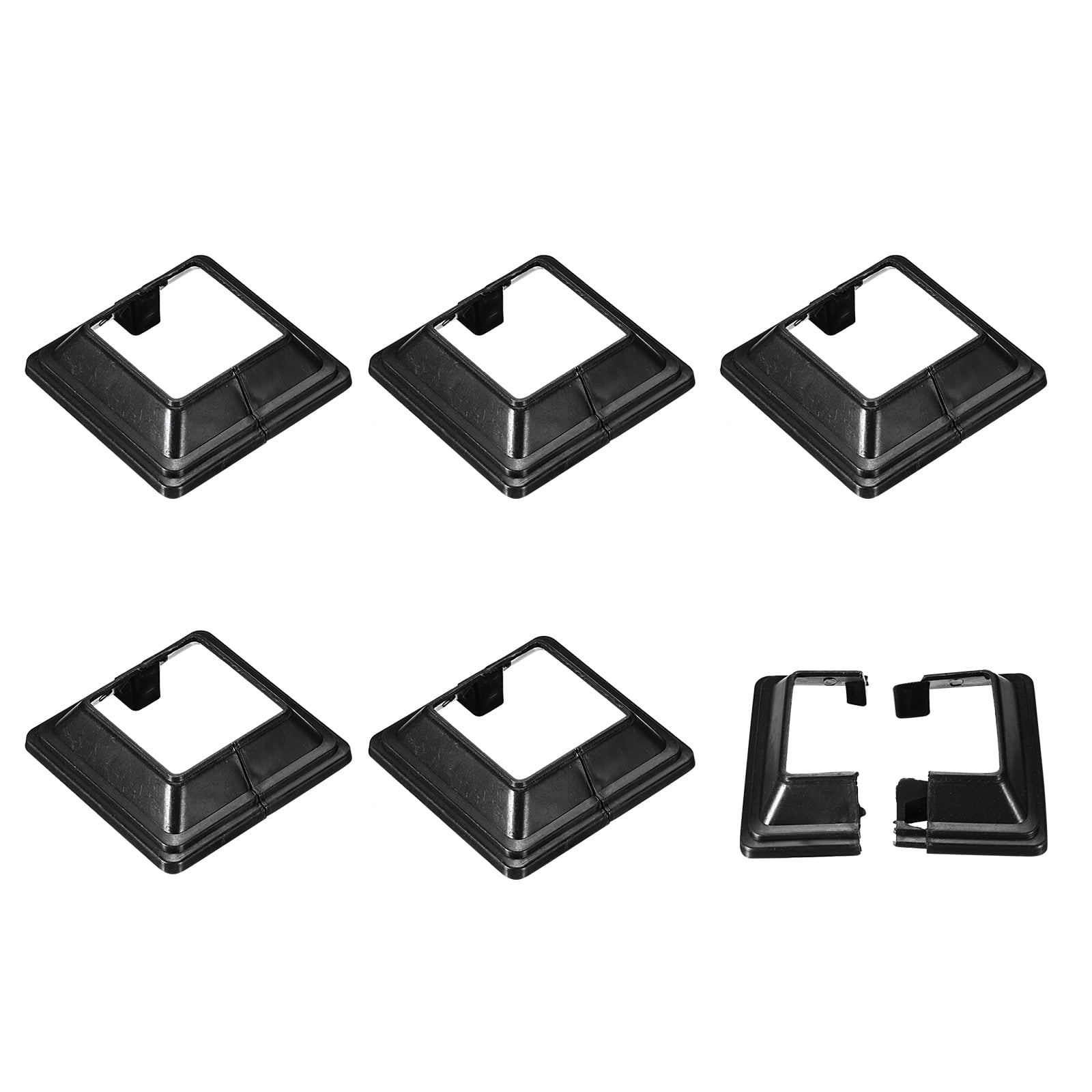 Deck Post Base Cover 6Pcs Split Style Post Bracket 42x42mm 1 65x1 65 deck-post-base-cover-6pcs-split-style-post-bracket-42x42mm-1-65x1-65