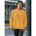 thumbnail image 2 of Train Your Brain Design Sweatshirt Men -Image by Shutterstock, Male x-Large, 2 of 4