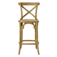 thumbnail image 6 of Modway Gear 39.5" Rattan and Elm Wood Counter Stool in Natural Finish, 6 of 11
