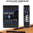thumbnail image 7 of Super Black Permanent Fineliners Ultimate Line Drawing Set of 8 - 24 Pack, 7 of 7