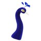 thumbnail image 5 of Cabeza de maniquí de pavo real con arreglo floral, figura de escritorio, decoración del hogar Azul, 5 of 9